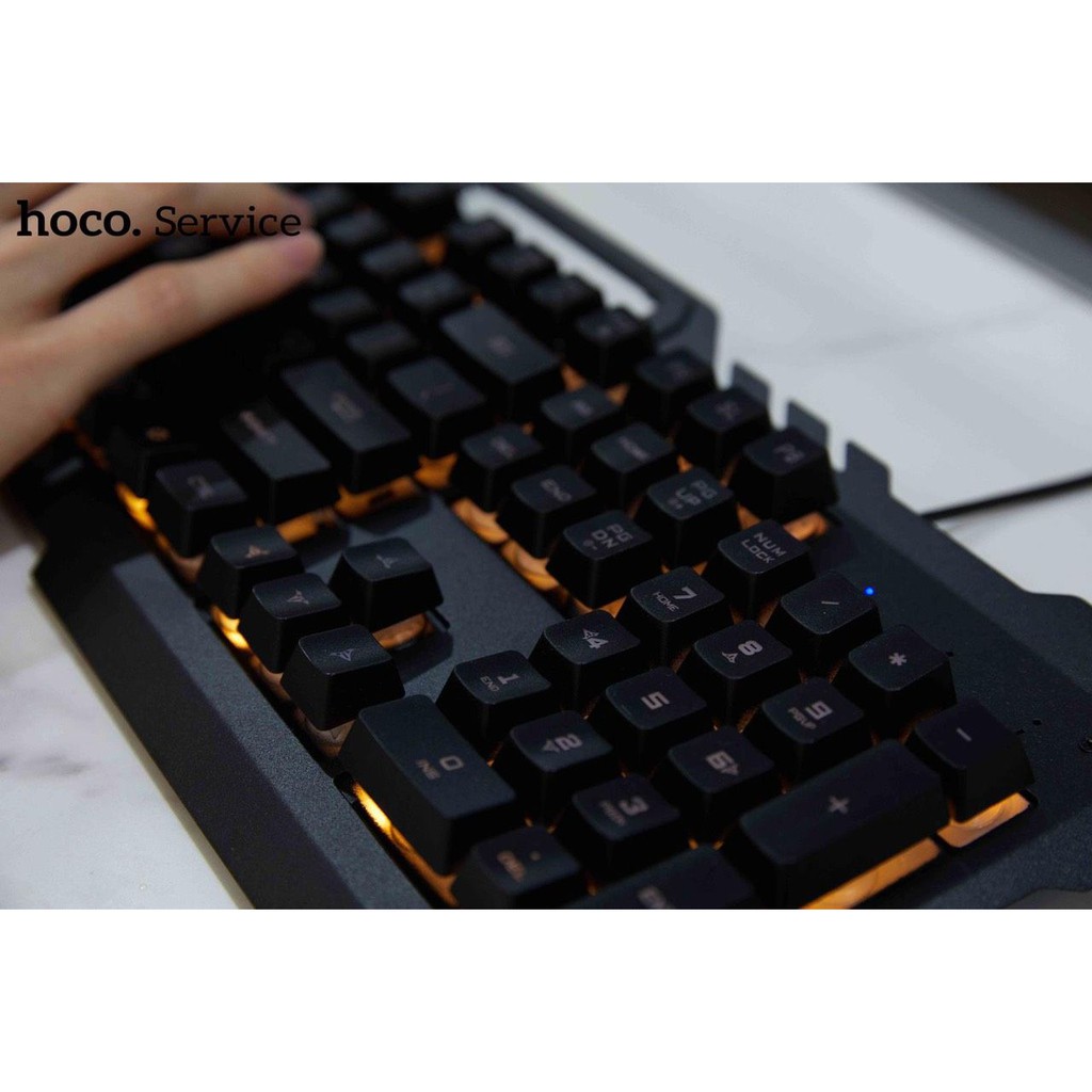 Bàn Phím Kèm Chuột Gaming Hoco Di16 LED RGB - Bảo hành 12 tháng