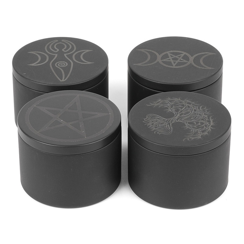 Hộp Kim Loại Tròn Đựng Trang Sức Đa Năng Giá Đỡ