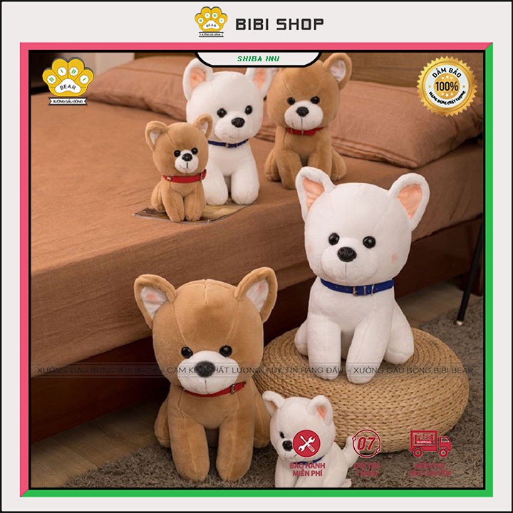 Gấu bông chó Shiba Inu siêu đẹp, siêu dễ thương - Thú nhồi bông cao cấp, đồ chơi sang trọng