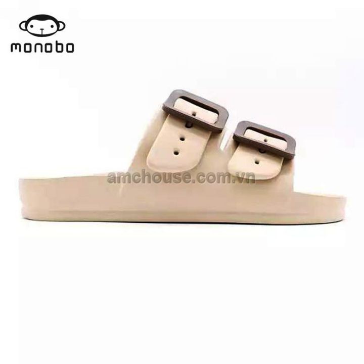 Dép Thái Lan unisex MONOBO nhựa đúc hai quai khóa siêu nhẹ, êm - MONIGA 9LS