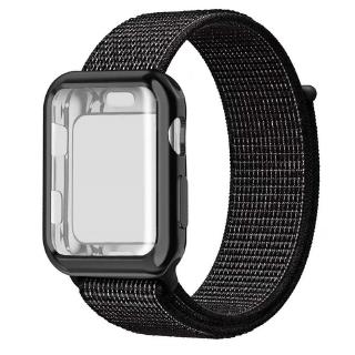 【Apple Watch Strap】Dây đeo nylon thay thế dành cho Apple watch phiên bản 5 6 se 4 3 2 1 khung nhựa bảo vệ