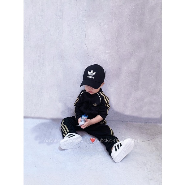 Mũ lưỡi trai cho bé adidos 3 lá,nón lưỡi trai phong cách.