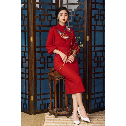 Thanh lý váy đầm của tiệm long size L dưới 62kg vừa