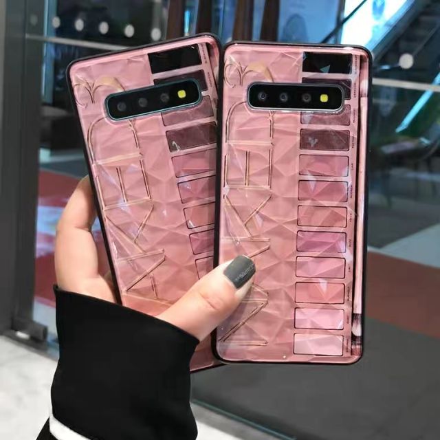 ❤ Ốp Lưng Khắc Vân Kim Cương samsung Note 9 / Note 8 / S10 Plus
