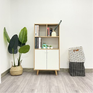 📖 Tủ sách gỗ, kệ sách thiết kế nhỏ gọn đa năng mang đến nhiều tiện ích FNL -106.41📖