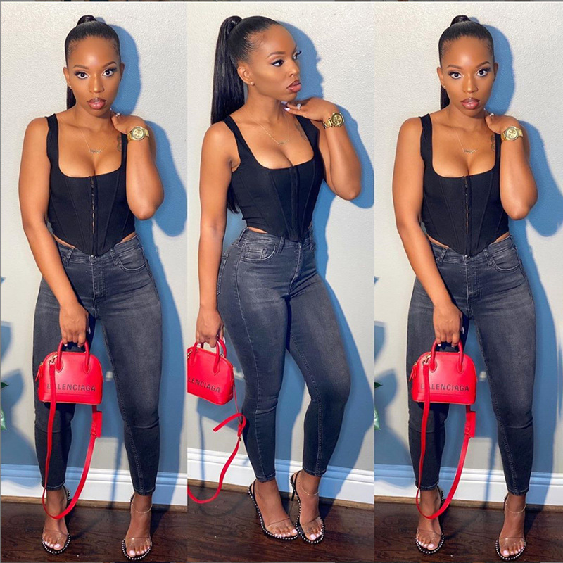 DUNEA Áo Sát Nách Dáng Ôm Thời Trang Trẻ Trung Cho Nữ