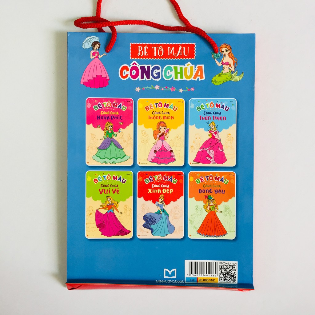 Sách – Bé Tô Màu Công Chúa (Túi 6 cuốn)