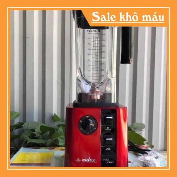 [Xả Kho-Chính Hãng] Máy Xay Sinh Tố Công Nghiệp AULUX AP-15B1 Lưỡi Dao Siêu Cứng Làm Nhuyễn Được Đá Viên