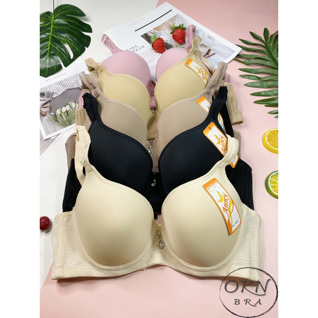 Áo ngực Thái Lan, áo lót bigsize có gọng quả to ôm hết bầu ngực Hãng ANNY W756 hàng chuẩn Thái Lan