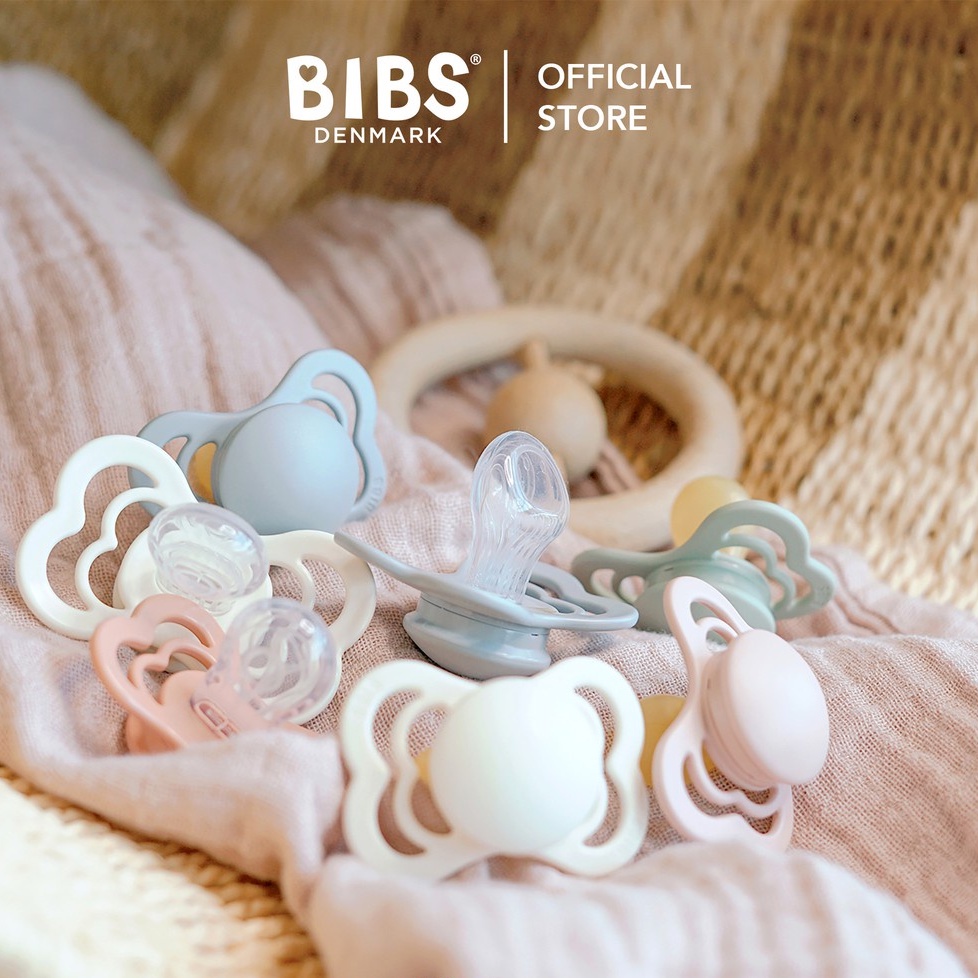 Ty Giả Cho Bé BIBS Couture Chính Hãng Núm Vát Cao Cấp Chất Liệu Cao Su Thiên Nhiên Mềm Mại