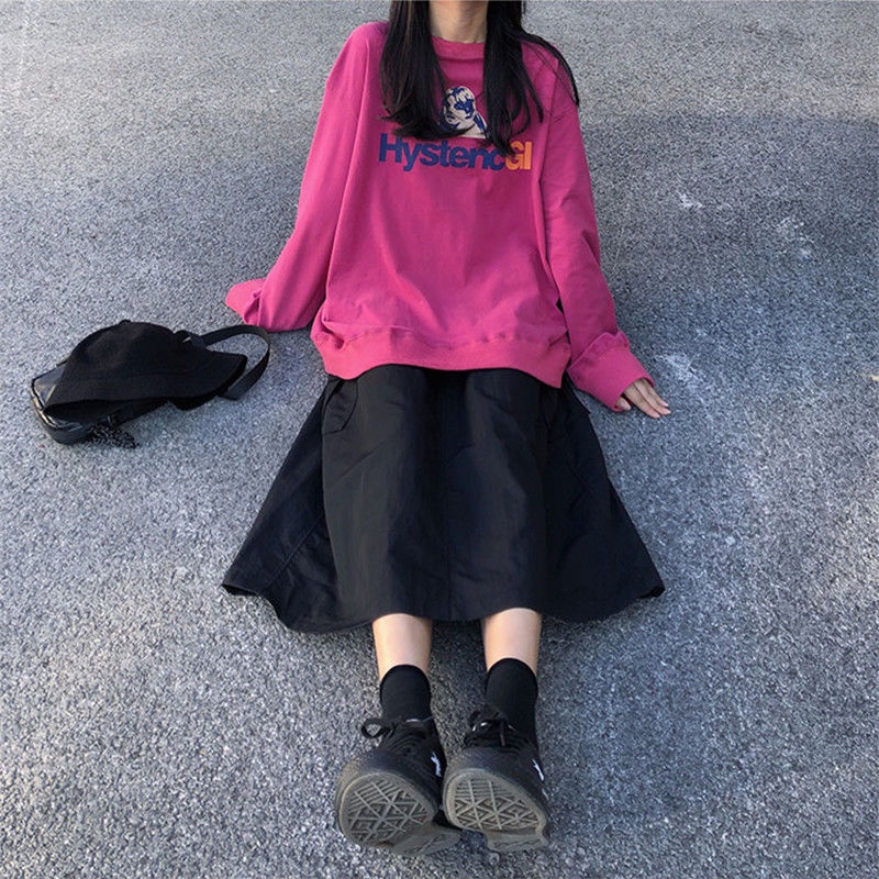 Set áo hoodie và chân váy chữ A thiết kế mới thời trang dành cho nữ (có bán lẻ)