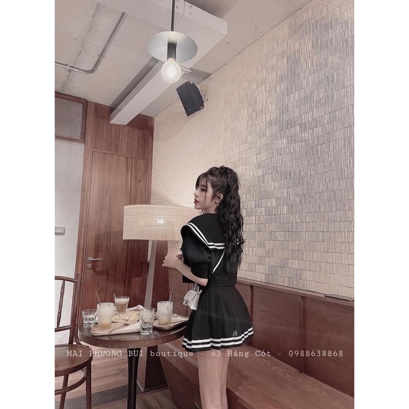 SET ÁO THUỶ THỦ MIX CHÂN VÁY PHA VIỀN | BigBuy360 - bigbuy360.vn