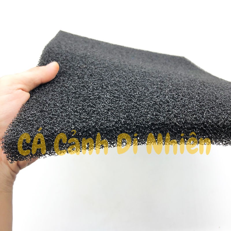 Bông gòn lọc nước 2 màu XANH ĐEN cho hồ cá cánh size 90x30x2 cm