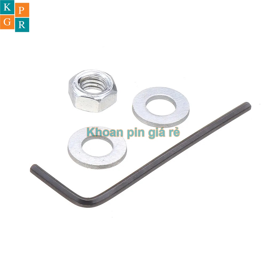 KPGR Trục giữ đĩa cắt M6 - Lỗ trục 3mm đến 8mm