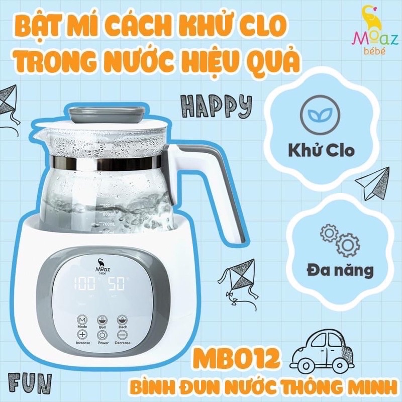 Bình đun nước pha sữa đa năng MOAZ BEBE MB-012 BaByC