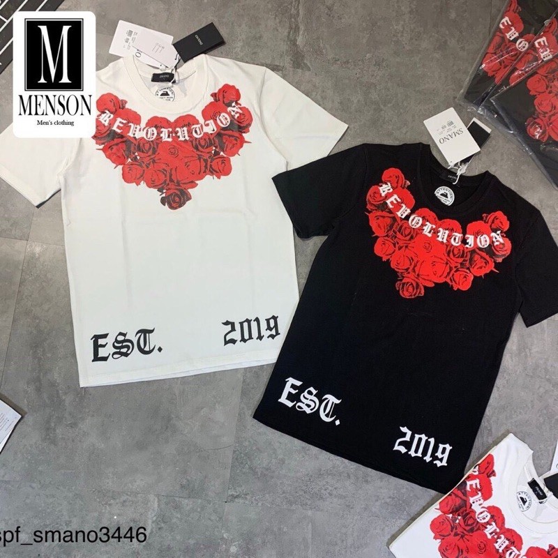 ⭐️SIÊU PHẨM⭐️Áo Phông Nam Nữ Unisex Cổ Tròn In Hình Hoa Hồng Đỏ Hàng Hiệu- Áo Thun Tay Lỡ Hoạ Tiết Đẹp Chất Mát Mùa Hè | BigBuy360 - bigbuy360.vn