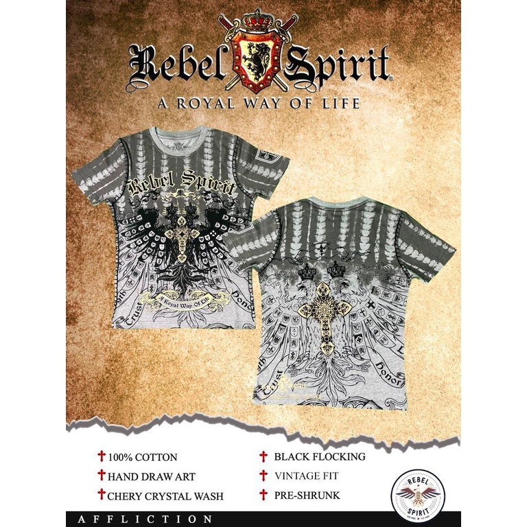 Áo Rebel Spirit thánh giá Cao cấp
