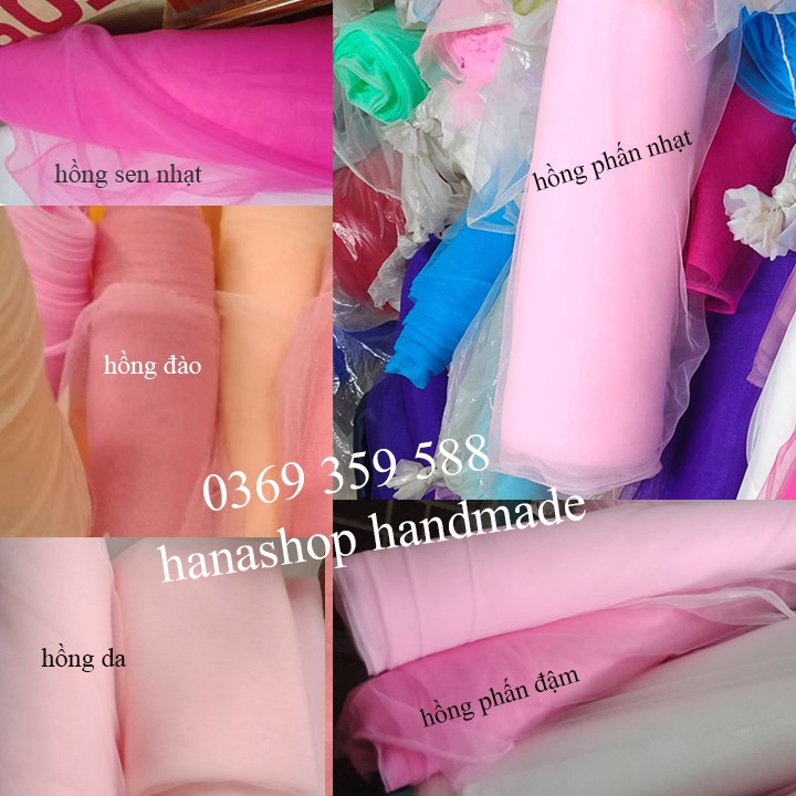 Vải voan lưới mềm loại 1