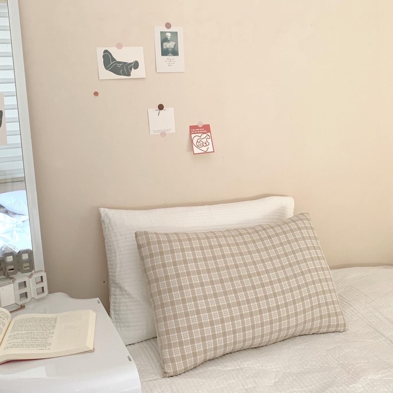 Vỏ gối: caro chất liệu Cotton (MẪU MỚI ĐÃ CẬP NHẬT) | BigBuy360 - bigbuy360.vn