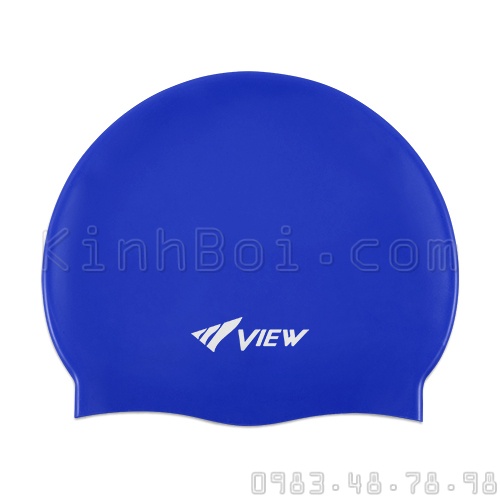 Mũ bơi View silicone xanh navy