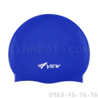 Mũ bơi View silicone xanh navy