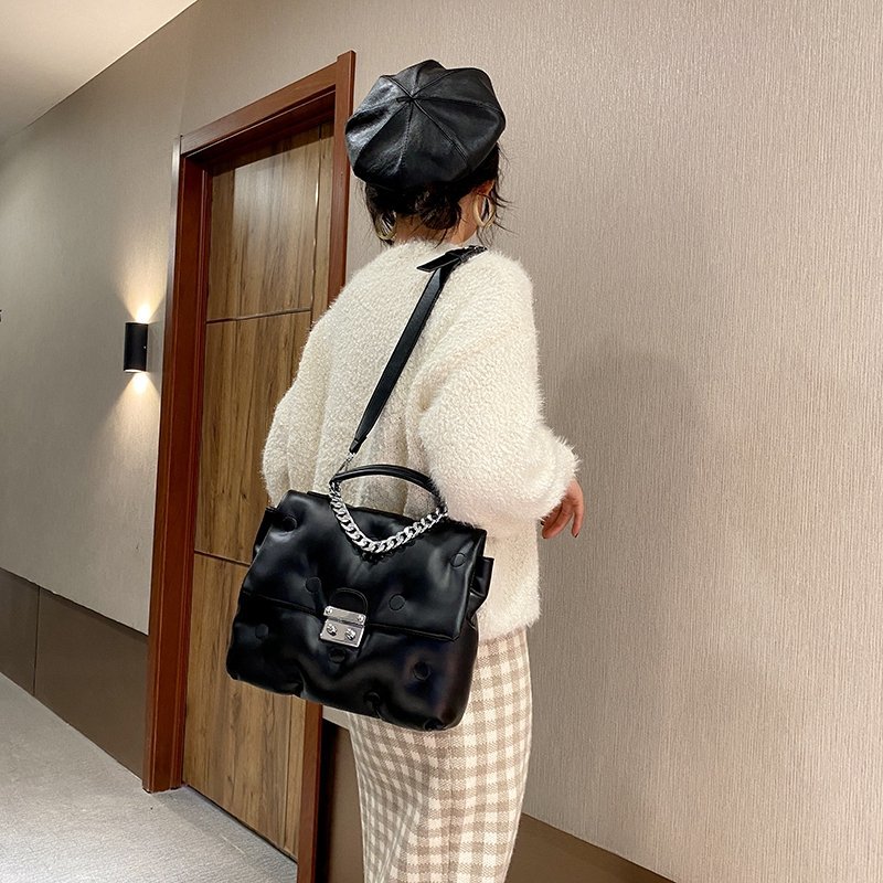 Túi Đeo Vai JASMIN NOIR Da PU Dây Xích Nhỏ Phong Cách Sang Trọng Thời Trang 2021