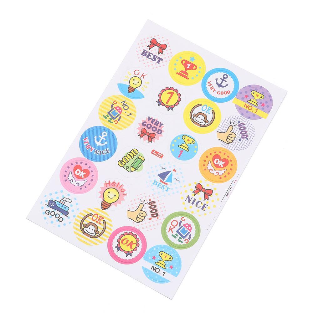 Set 240 Sticker Động Vật Dùng Làm Phần Thưởng Cho Bé