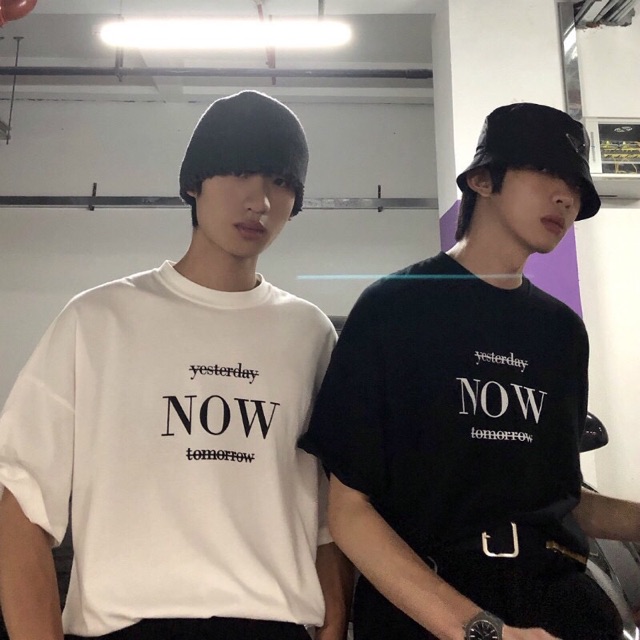 Áo thun tay lỡ now | BigBuy360 - bigbuy360.vn