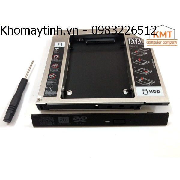 Khay Ổ Cứng Caddy Bay SATA 12.7mm Dày (Ổ Cứng thứ hai Cho Laptop) | BigBuy360 - bigbuy360.vn
