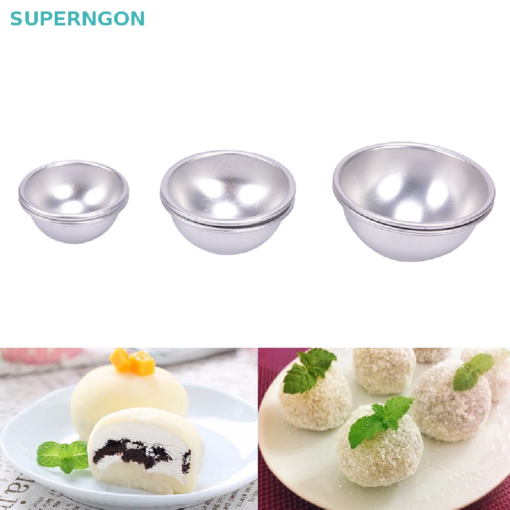 Khuôn Làm Bánh Hình Cầu 3D Bằng Nhôm