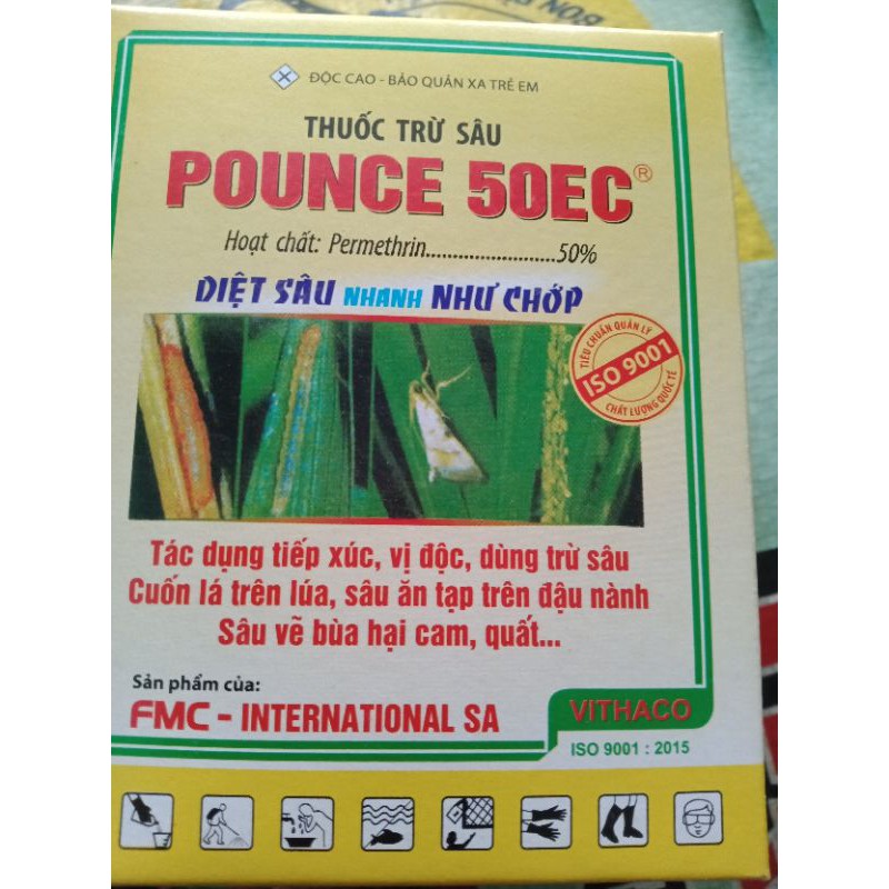 CHẾ PHẨM PHÒNG TRỪ SÂU BỆNH POUNCE 50EC