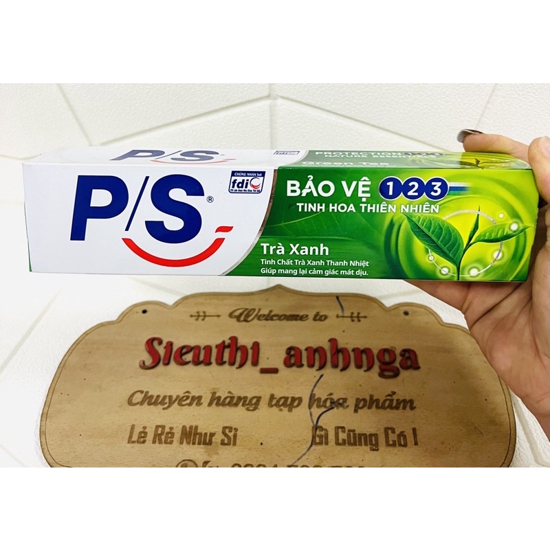 Kem Đánh Răng P/S Trà Xanh Bảo Vệ 123 190g