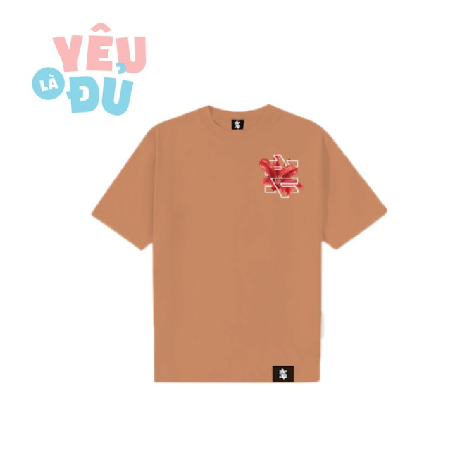 Áo thun cotton Flagger Blooming UNISEX - YÊU LÀ ĐỦ