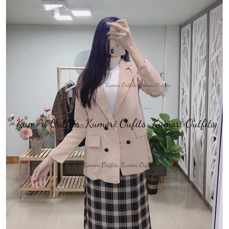[Ảnh&Video thật 100%] : Blazer 4 cúc nhiều màu, form chuẩn, chất xịn | BigBuy360 - bigbuy360.vn