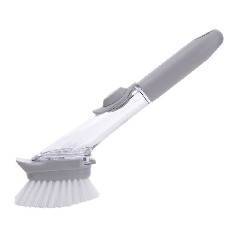 Bàn chải Cọ Rửa Chén Bát Có Tay Cầm Và Ống Đựng Xà Phòng Home Shop Online