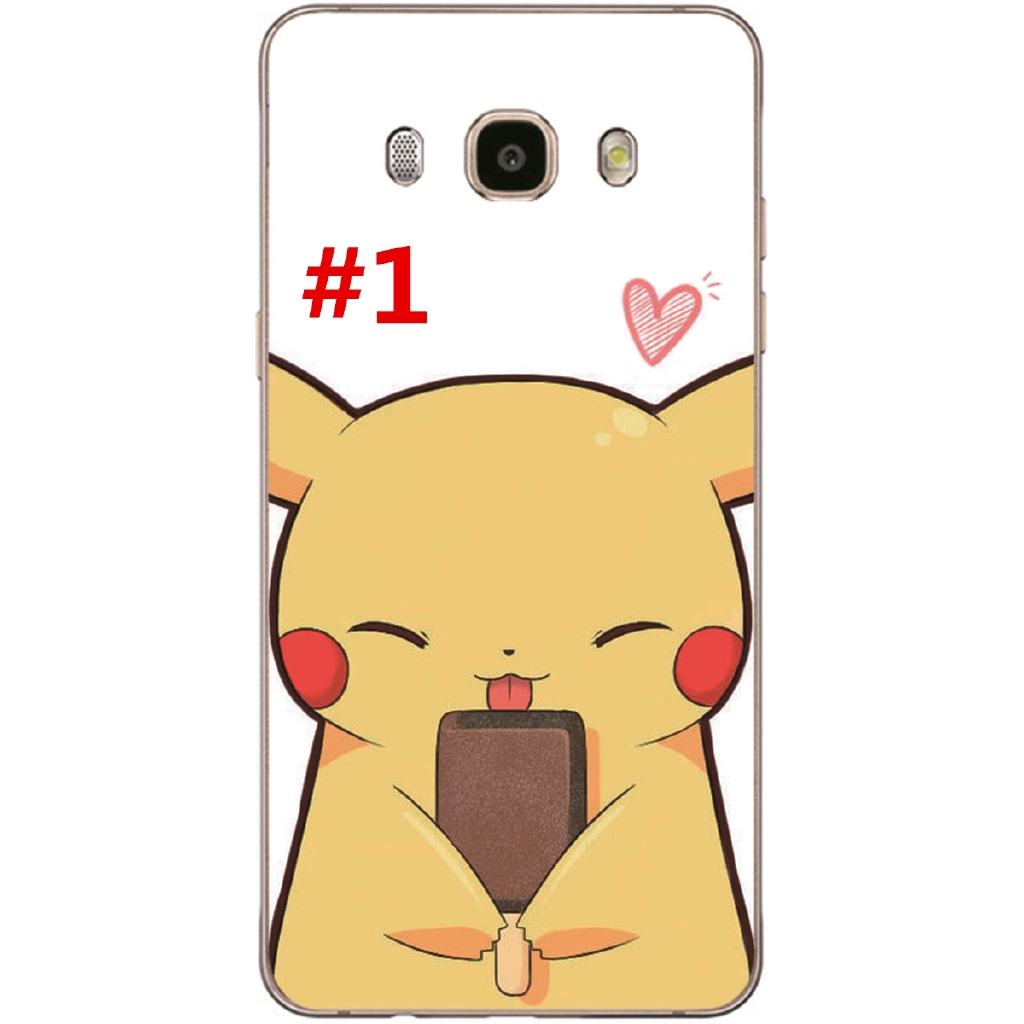 Ốp điện thoại TPu mềm họa tiết hoạt hình pikachu đáng yêu cho Samsung Galaxy J1 ACE J110 / J2 J3 J5 J7 2015