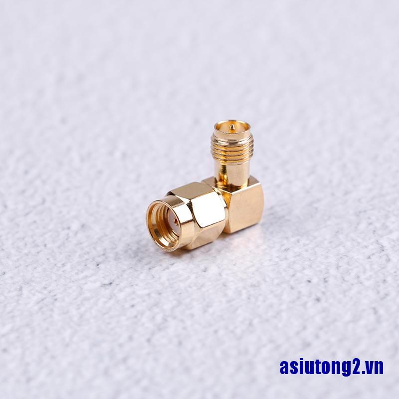1 Đầu Nối Rp Sma Đực 90 Độ
