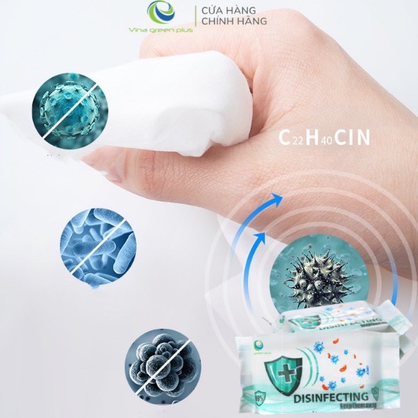[SIÊU RẺ] 120 gói/thùng Khăn ướt có cồn - Kháng khuẩn 99%