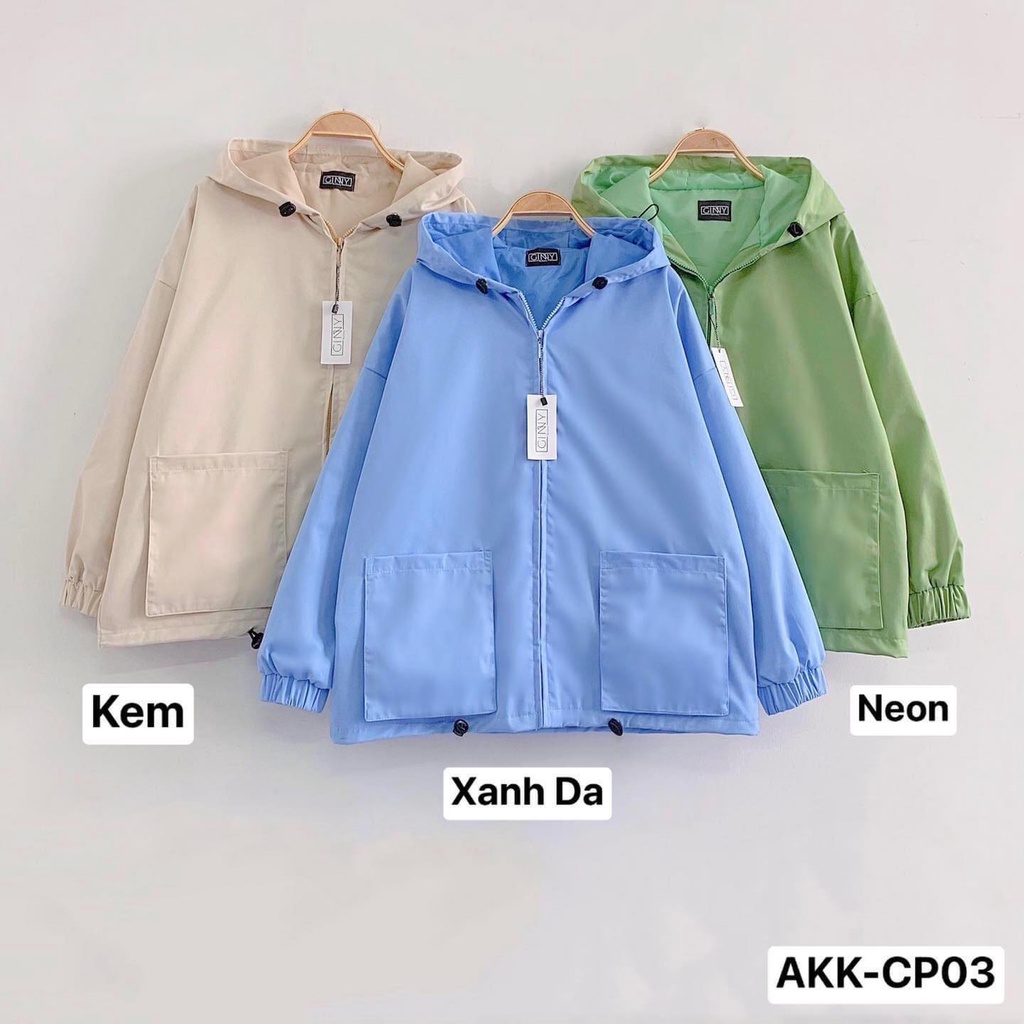 Áo Khoác Kaki Ulzzang 2 lớp TR|Thời Trang|Phong Cách
