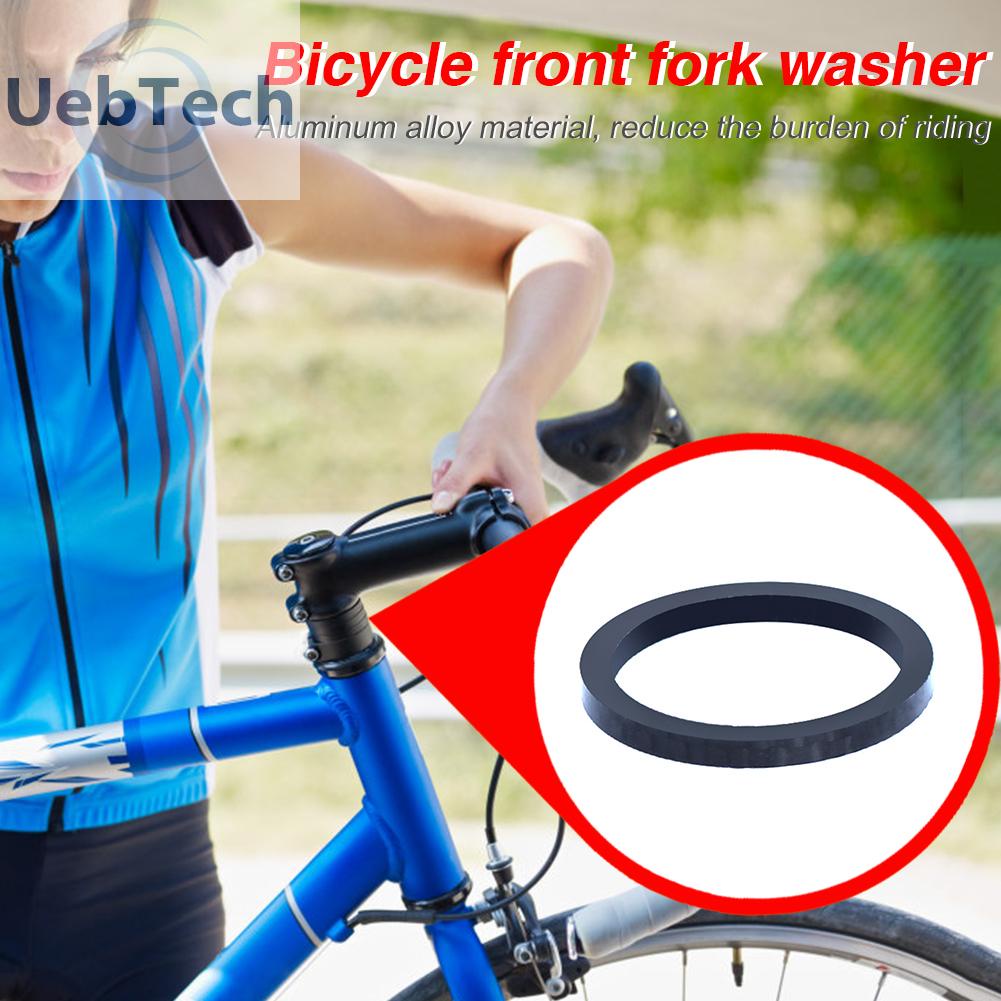 Vòng Đệm Phuộc Trước Bằng Sợi Carbon 28.6mm Cho Xe Đạp Uebtech RISK