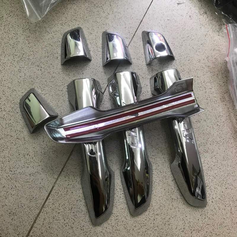 Ốp Tay Cửa Và Hõm Cửa Xe Honda CRV, CR-V 2018 đến 2022 Mạ Crom Cao Cấp Chống xước tay cửa làm đẹp cho xe