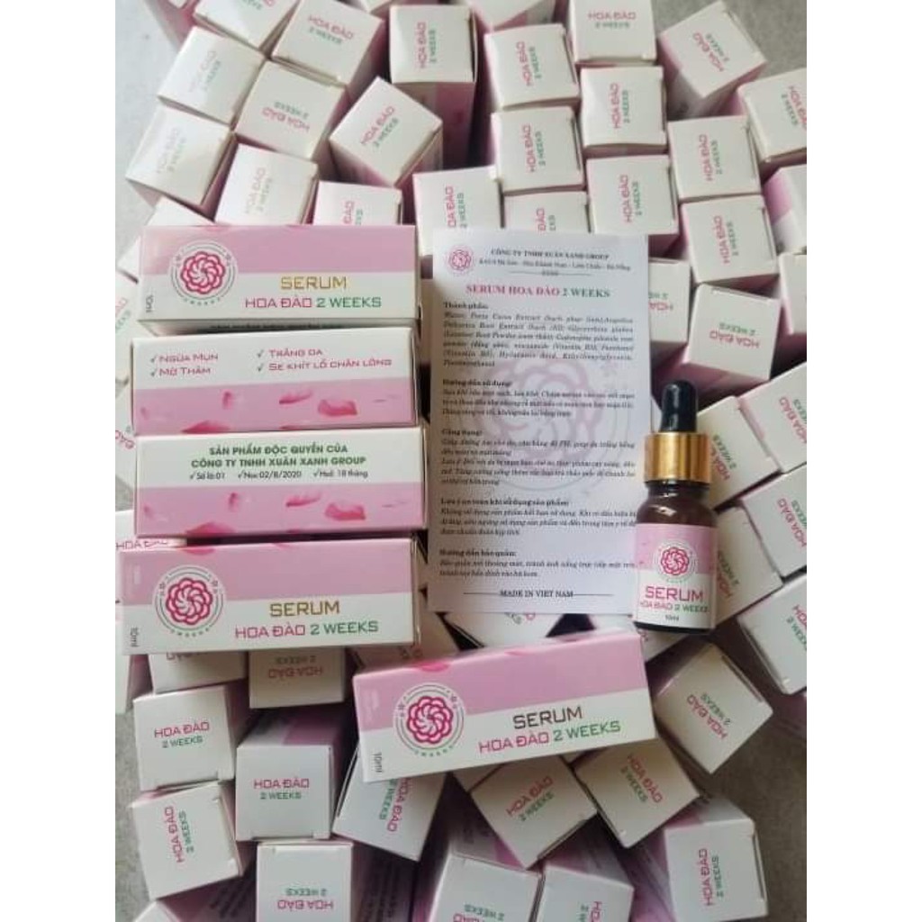 Serum Thảo Dược Hoa Đào Xuân Xanh Group