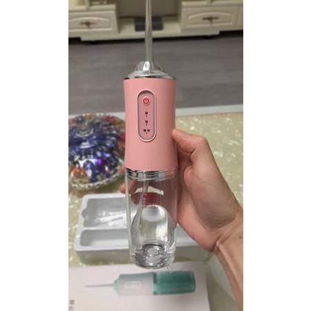 Tăm Nước cầm tay Oral Irrigator - Tăm nước vệ sinh răng miệng cực sạch - 3 chế độ xịt