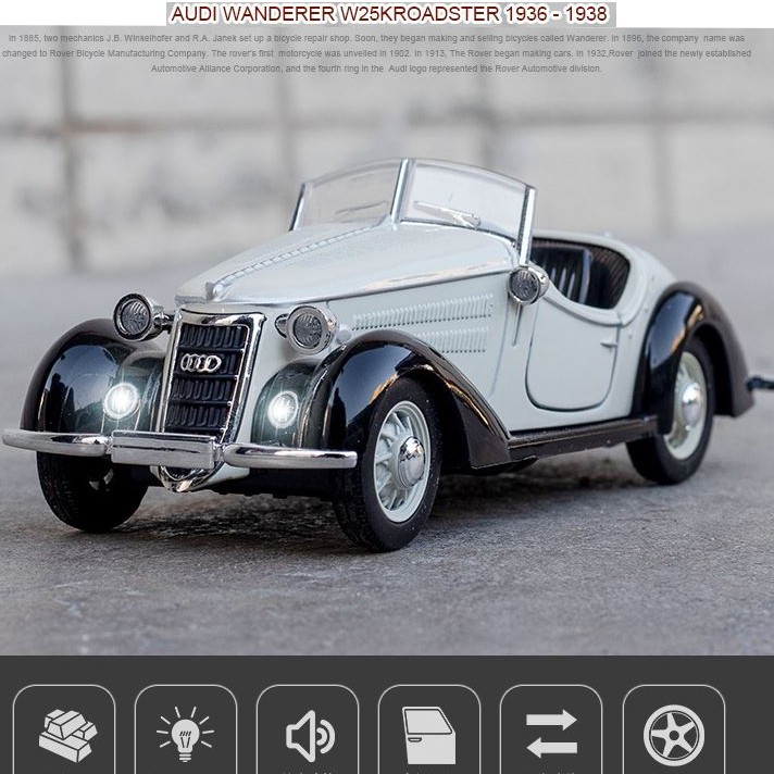 Xe mô hình Audi Wanderer W25K tỷ lệ 1:32