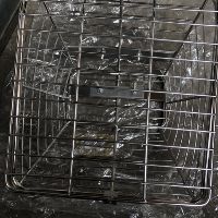 [GIÁ SIÊU TỐT] Rổ xe inox có nắp đậy