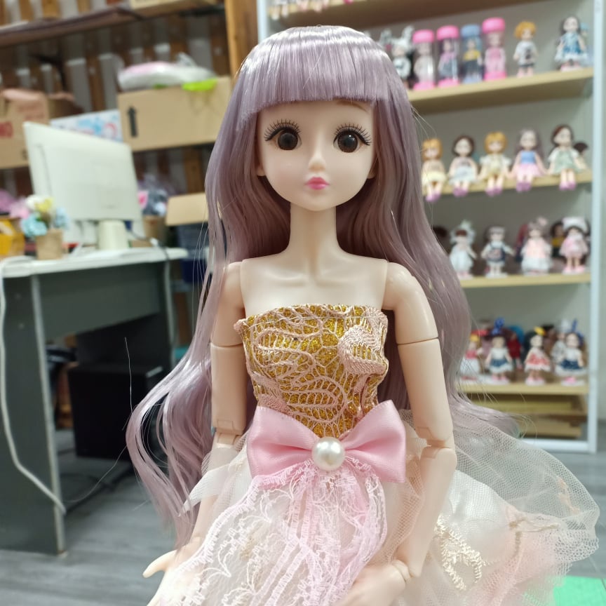 Búp bê công chúa Lisa cao 36cm mẫu mới tóc thẳng