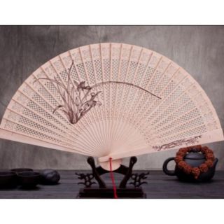 Sỉ 10 quạt gỗ thơm các loại (5 mẫu)