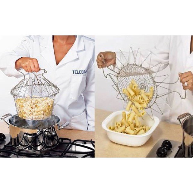 Rổ nhúng đa năng Inox tiện lợi