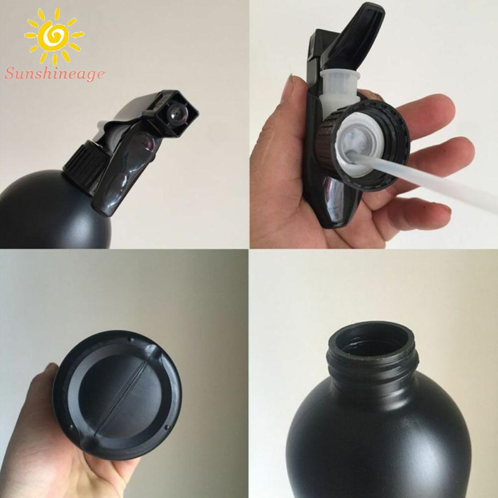 Bình Xịt Phun Sương Mịn 500ML Màu Đen Chất Lượng Cao Tiện Dụng Cho Tiệm Cắt Tóc