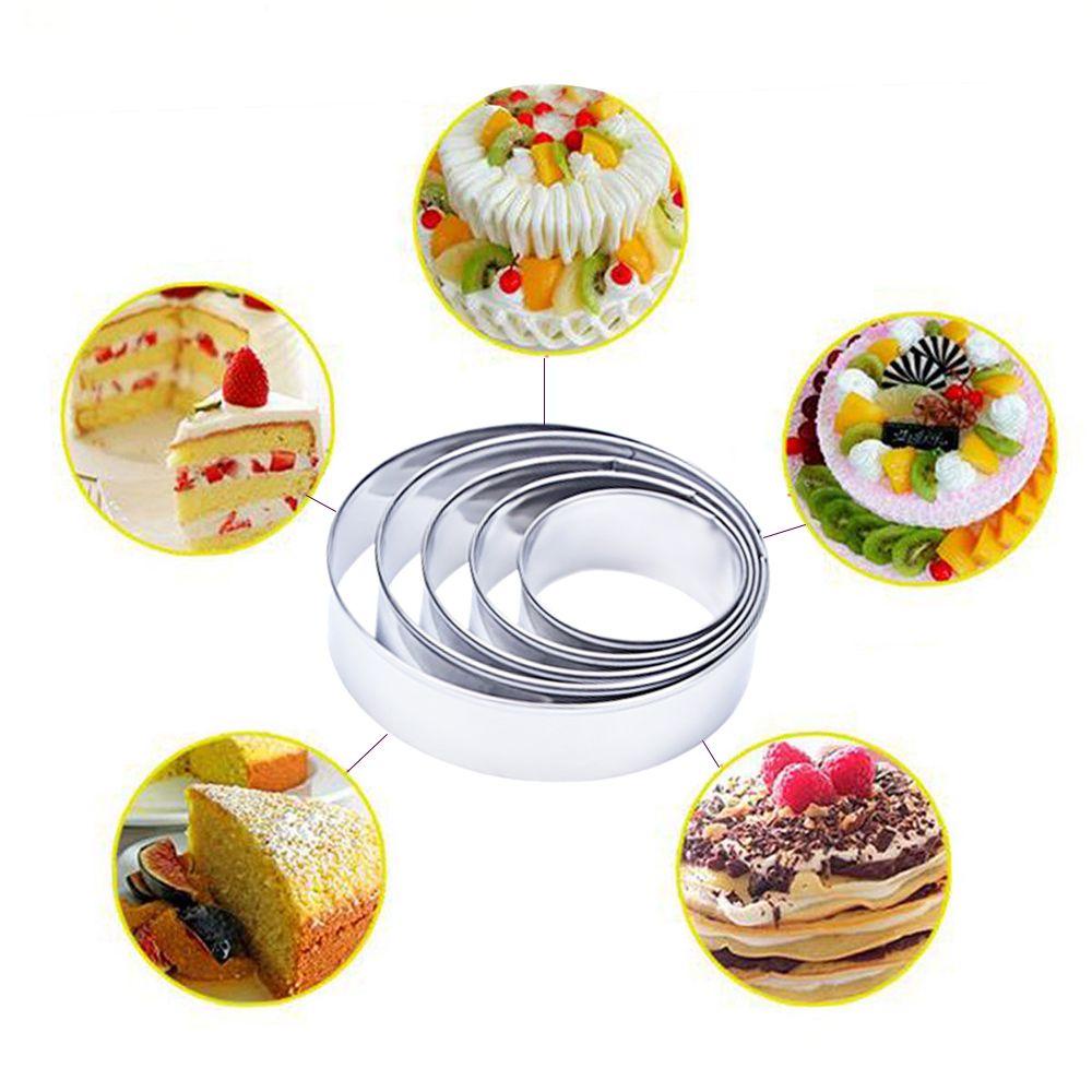 AUGUSTINA Khuôn Làm Bánh Bằng Thép Không Gỉ DIY